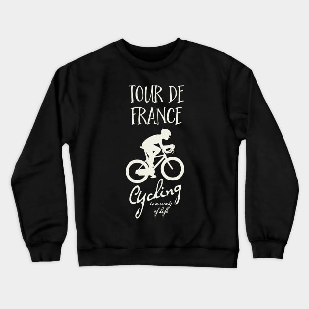 ✪ Tour de France ✪ Cycling is a way of life for the racing sports fans Crewneck Sweatshirt by Naumovski